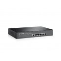 TP-Link TL-SG1008 Hallitsematon Gigabit Ethernet (10/100/1000) 1U musta TP-Link TL-SG1008 Hallitsematon Gigabit Ethernet (10/100/1000) 1U musta