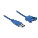 DeLOCK USB 3.0 A, 1m USB cable USB 3.2 Gen 1 (3.1 Gen 1) USB A Blue DeLOCK USB 3.0 A, 1m USB cable USB 3.2 Gen 1 (3.1 Gen 1) USB A Blue