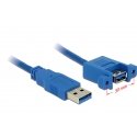DeLOCK USB 3.0 A, 1m USB кабель USB 3.2 Gen 1 (3.1 Gen 1) USB A Синий DeLOCK USB 3.0 A, 1m USB кабель USB 3.2 Gen 1 (3.1 Gen 1) USB A Синий