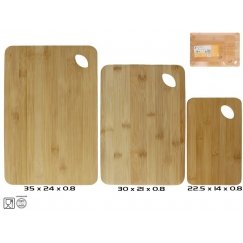 Leikkuulauta X3 22,5X14X0,8/30X21X0,8/35X24X0,8 Cm, KITCHEN&GO