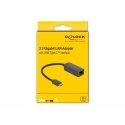DeLOCK 66645 kaabli soomuutja USB Type-C LAN RJ45 Must DeLOCK 66645 kaabli soomuutja USB Type-C LAN RJ45 Must