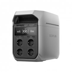 Комплект: электростанция EcoFlow Delta 3 Plus + фотоэлектрическая панель мощностью 400 Вт.