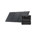 Комплект: электростанция EcoFlow River 3 Max + фотоэлектрическая панель мощностью 160 Вт. Комплект: электростанция EcoFlow River 3 Max + фотоэлектрическая панель мощностью 160 Вт.