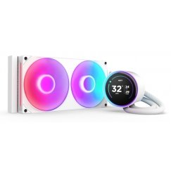 NZXT Kraken Elite 280 RGB Procesorius Universalusis skystinis aušintuvas 14 cm Balta 1 vnt