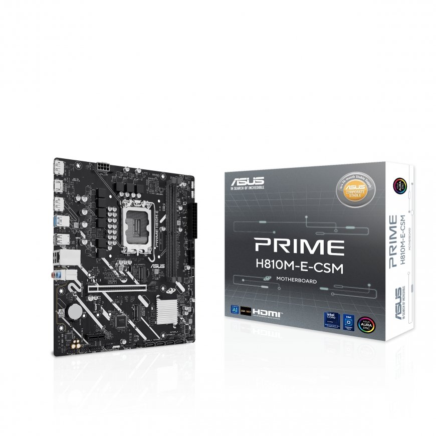 ASUS PRIME H810M-E-CSM Intel H810 LGA 1851 (Socket V1) micro ATX – 3