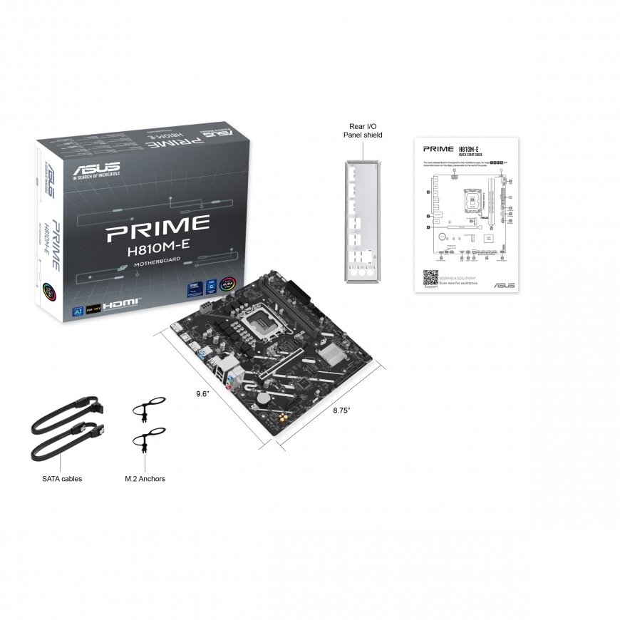 ASUS PRIME H810M-E-CSM Intel H810 LGA 1851 (Socket V1) Mikro ATX – 5