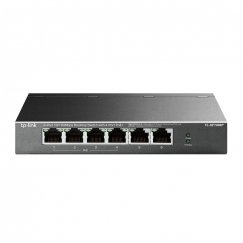 TP-Link TL-SF1006P verkkokytkin Hallitsematon Fast Ethernet (10/100) Power over Ethernet -tuki musta