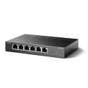 TP-Link TL-SF1006P verkkokytkin Hallitsematon Fast Ethernet (10/100) Power over Ethernet -tuki musta