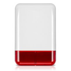 Satel SPL-2010 R sireen Juhtmega sireen Punane, Valge