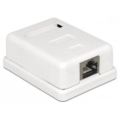 DeLOCK 86169 pistikupesa RJ-45 Valge