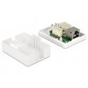 DeLOCK 86169 kontatkligzda RJ-45 Balts DeLOCK 86169 kontatkligzda RJ-45 Balts