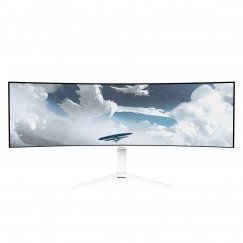 Arozzi Nova 49” Curved monitori 124,5 cm (49") 5120 x 1440 pikseļi Dual QHD LED Balts