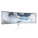 Arozzi Nova 49” Curved monitori 124,5 cm (49") 5120 x 1440 pikseļi Dual QHD LED Balts