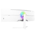 Arozzi Nova 49” Curved PC lamekuvar 124,5 cm (49") 5120 x 1440 pikslit Dual QHD LED Valge