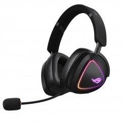 ASUS ROG DELTA II Гарнитура Проводной и беспроводной Оголовье Игровой USB Type-C Bluetooth Черный