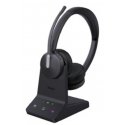 Yealink WH64 Dual Headset Wired & Wireless Head-band Calls/Music Bluetooth Charging stand Black Yealink WH64 Dual Headset Wired & Wireless Head-band Calls/Music Bluetooth Charging stand Black