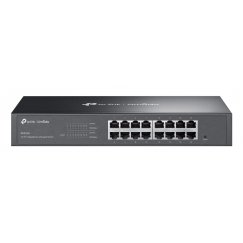 TP-Link Omada ES216G tīkla pārslēgs Vadīts L2 Gigabit Ethernet (10/100/1000) Melns