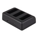 Charger Foto Triple GOPRO Hero 5/6/7/8 AHDBT-501 Charger Foto Triple GOPRO Hero 5/6/7/8 AHDBT-501