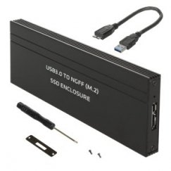 Maclean MCE582 saugojimo diskų korpusas SSD korpusas Juoda M.2