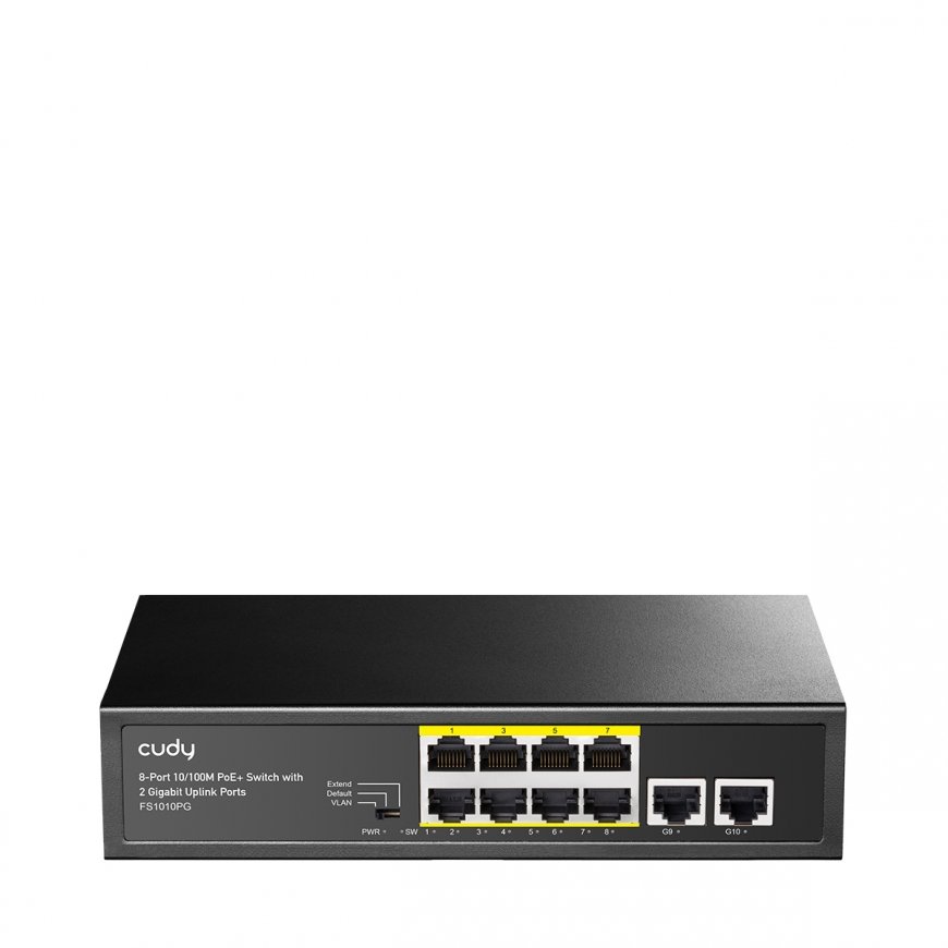 Cudy FS1010PG tīkla pārslēgs Fast Ethernet