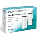 TP-Link Deco M4(2-pack) Kaks sagedusala (2,4 GHz / 5 GHz) Wi-Fi 5 (802.11ac) Valge Sisemodem TP-Link Deco M4(2-pack) Kaks sagedusala (2,4 GHz / 5 GHz) Wi-Fi 5 (802.11ac) Valge Sisemodem