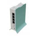 Mikrotik hAP belaidis maršrutizatorius Gigabitinis eternetas Viena juosta (2,4 GHz) Žalia, Balta Mikrotik hAP belaidis maršrutizatorius Gigabitinis eternetas Viena juosta (2,4 GHz) Žalia, Balta