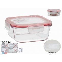 Kandiline lõunakarp 800 ml, 7 x 15,5 x 15,5 cm, KITCHEN&GO