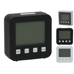 LCD будильник 8,8 x 8,9 см, 2 вида, DECORLIFE