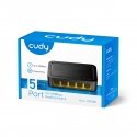 Cudy FS105D tīkla pārslēgs Fast Ethernet (10/100) Melns Cudy FS105D tīkla pārslēgs Fast Ethernet (10/100) Melns