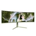Arozzi Nova 49” Curved monitori 124,5 cm (49") 5120 x 1440 pikseļi Dual QHD LED Zaļš