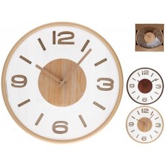 Crystal Clock, 2 Assorted, 30 x 30 x 4,7 cm, DECORLIFE