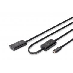Digitus DA-73109 USB-kaapeli USB 3.2 Gen 1 (3.1 Gen 1) 10 m USB C musta