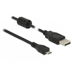 DeLOCK 84902 USB кабель USB 2.0 1,5 m USB A Micro-USB B Черный