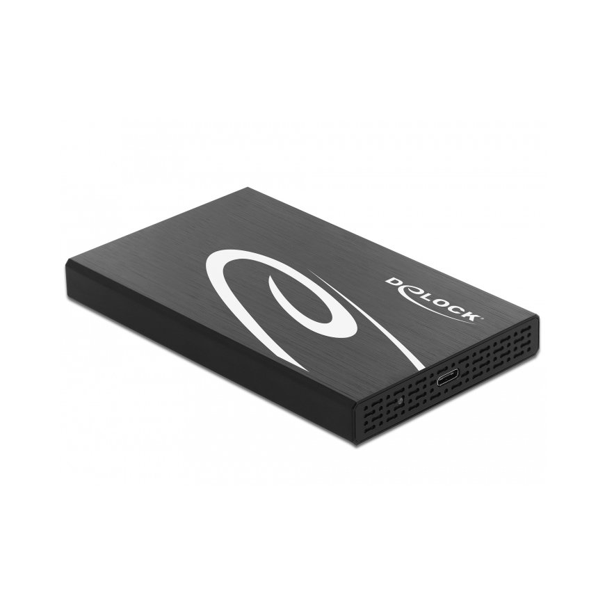 DeLOCK External Enclosure for 2.5″ SATA HDD / SSD with SuperSpeed USB 10 Gbps (USB 3.1 Gen 2)