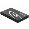 DeLOCK External Enclosure for 2.5″ SATA HDD / SSD with SuperSpeed USB 10 Gbps (USB 3.1 Gen 2) DeLOCK External Enclosure for 2.5″ SATA HDD / SSD with SuperSpeed USB 10 Gbps (USB 3.1 Gen 2)