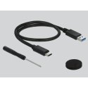 DeLOCK 42611 saugojimo diskų korpusas HDD / SSD aptvaras Juoda, Balta 2.5" DeLOCK 42611 saugojimo diskų korpusas HDD / SSD aptvaras Juoda, Balta 2.5"