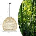 Дизайнерский подвесной светильник Immax BOHO DELICADO, D60см. E27, натуральный ротанг. Дизайнерский подвесной светильник Immax BOHO DELICADO, D60см. E27, натуральный ротанг.