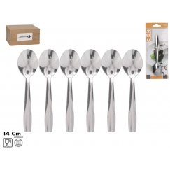 Dessert Spoon X6, 14X3.5Cm, KITCHEN&GO