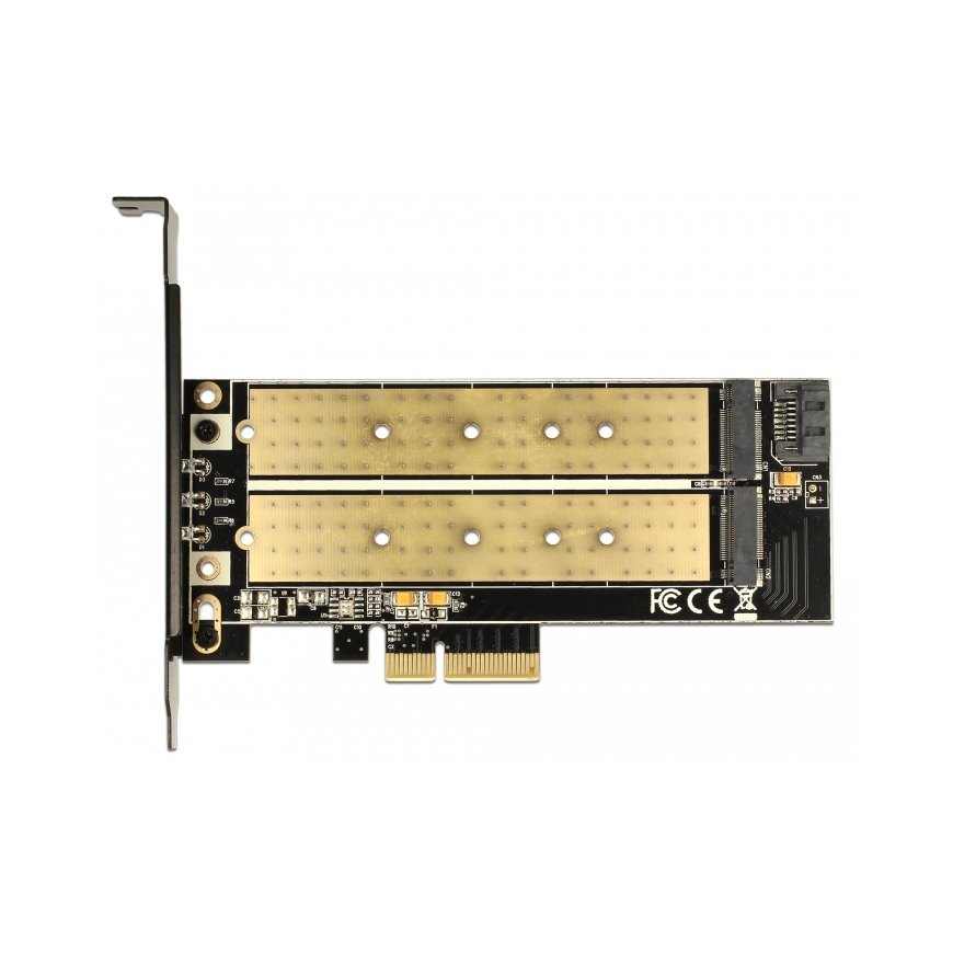 DeLOCK 89630 liidesekaart/adapter Sisemine M.2, SATA – 4