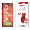 Displex 02013 Mobilā tālruņa ekrāna un aizmugures aizsargs Caurspīdīgs ekrāna aizsargs Apple 1 pcs
