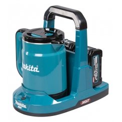 Makita KT001GZ elektrinis virdulys 0,8 L Juoda, Mėlyna