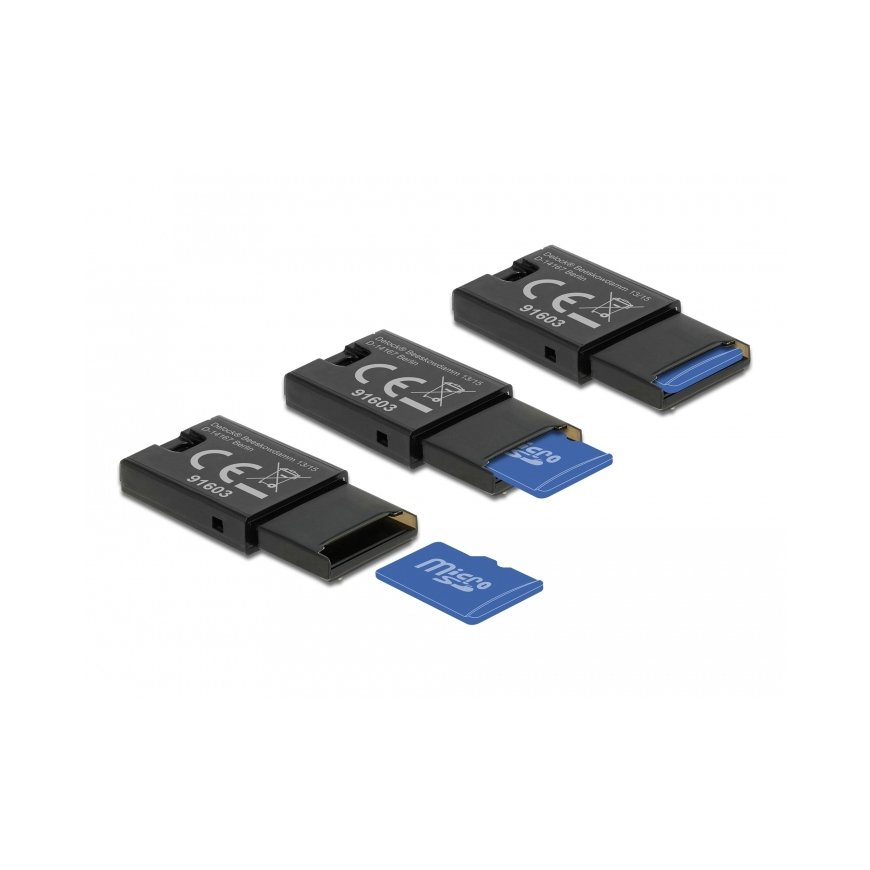 DeLOCK 91603 kortinlukija USB 2.0 musta – 3