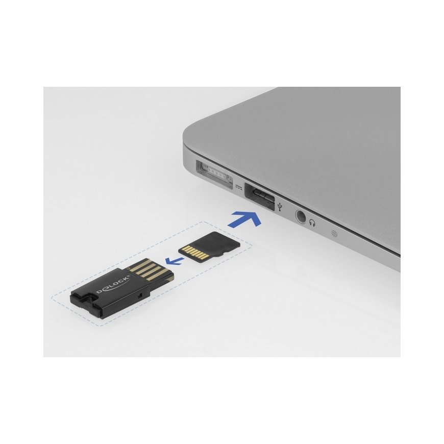 DeLOCK 91603 kortinlukija USB 2.0 musta – 4