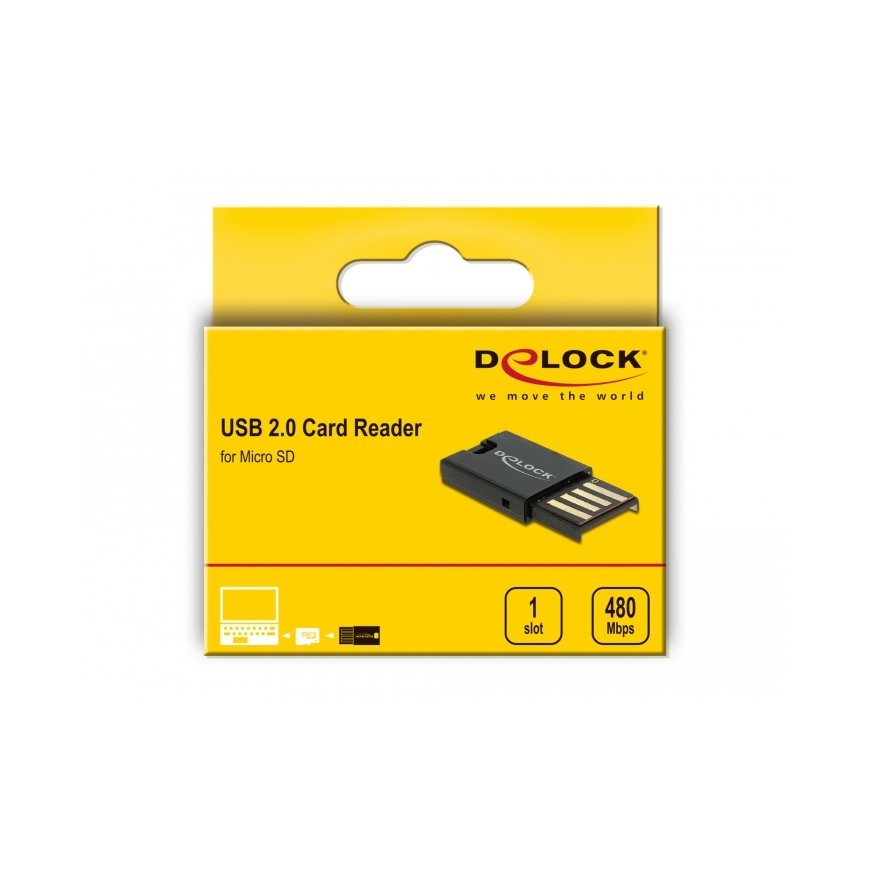 DeLOCK 91603 кардридер USB 2.0 Черный – 5