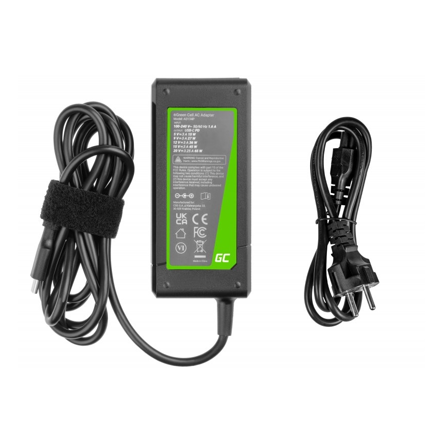 Green Cell AD134P power adapter/inverter Indoor 65 W Black – 4
