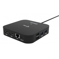 i-tec C31DUALHDMIDOCKPD knyginių kompiuterių dokas / jungčių replikatorius Vielinis USB 3.2 Gen 2 (3.1 Gen 2) Type-C Juoda