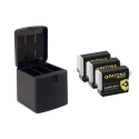 Charger Triple GoPro Hero 9/Hero 10/Hero 11/Hero 12 +3x battery 1730mAh Enduro Charger Triple GoPro Hero 9/Hero 10/Hero 11/Hero 12 +3x battery 1730mAh Enduro