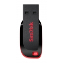 SanDisk Cruzer Blade USB atmintukas 128 GB USB A tipo 2.0 Juoda, Raudona SanDisk Cruzer Blade USB atmintukas 128 GB USB A tipo 2.0 Juoda, Raudona