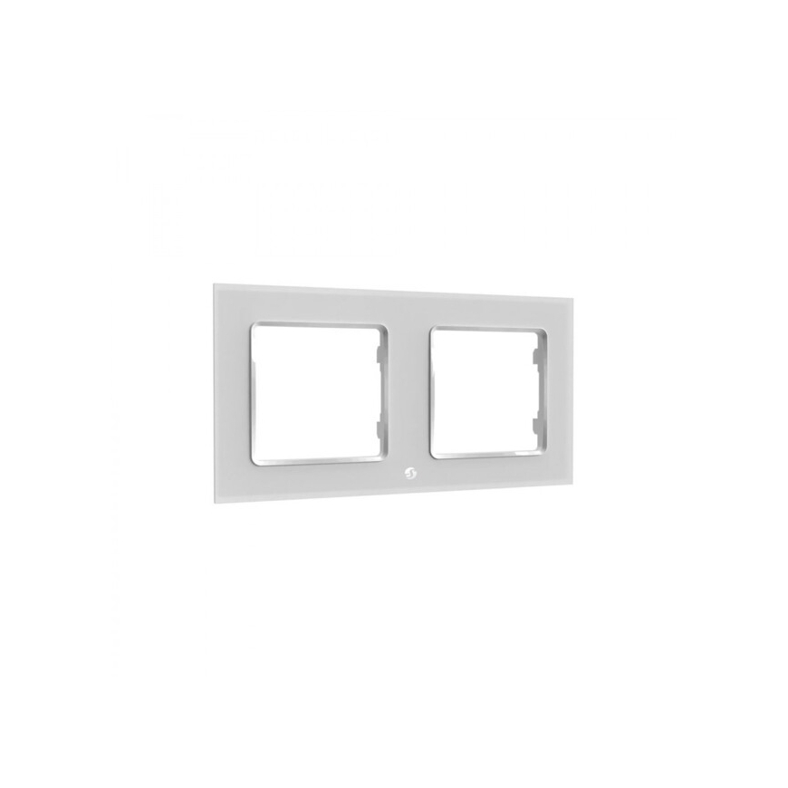 Shelly Wall Frame 2 10 x 80 mm Nelinurk Valge Plast