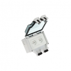 DOUBLE SURFACE SOCKET OUTLET ATLO-S2IP6 IP66